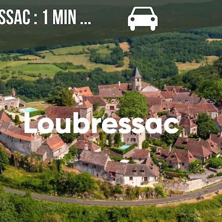 La Sagnarde, Maison En Pierre, Loubressac Extérieur photo