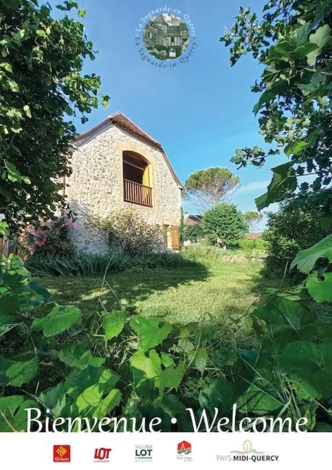 La Sagnarde, Maison En Pierre, Loubressac Extérieur photo